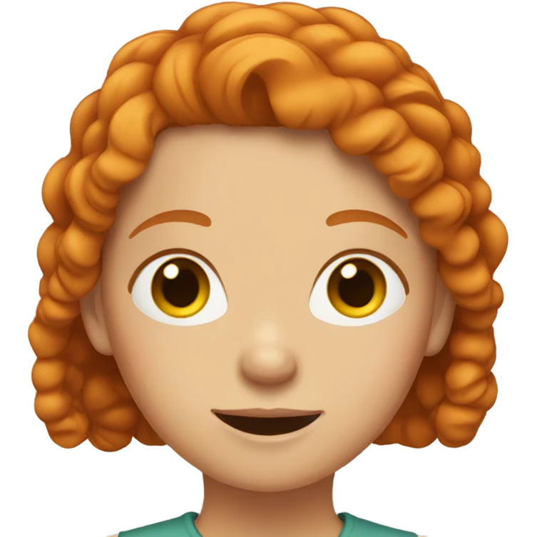 Ginger girl emoji