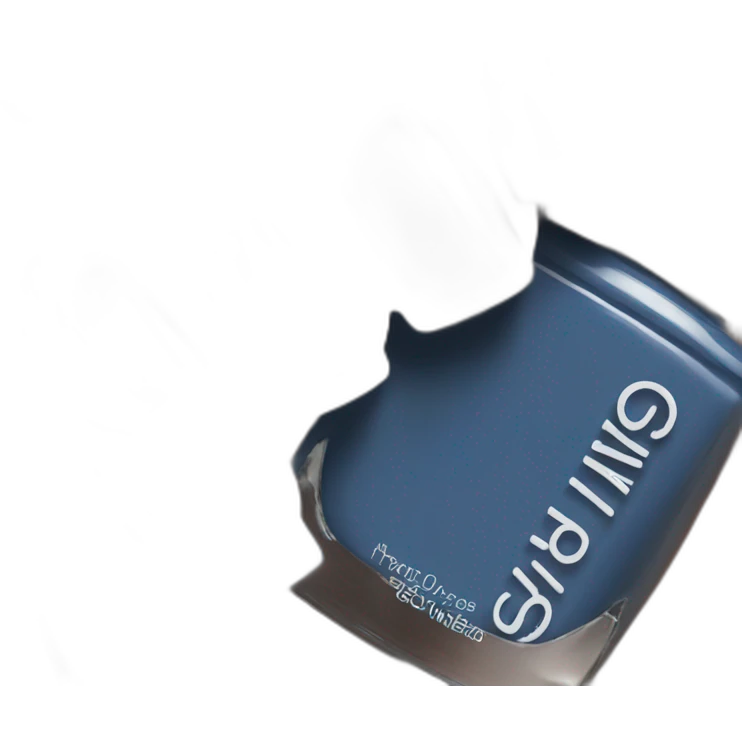 Vernis bleu marine emoji