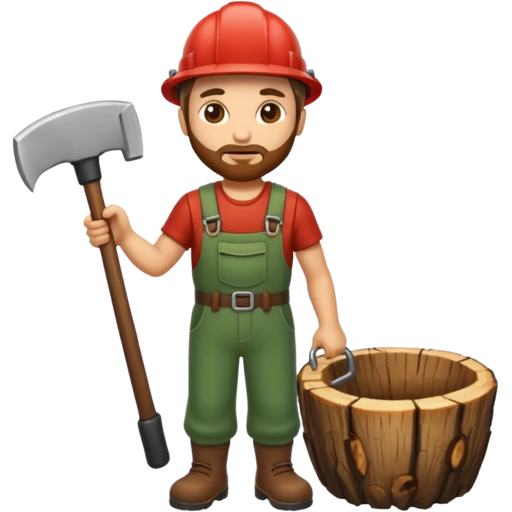 woodcutter emoji