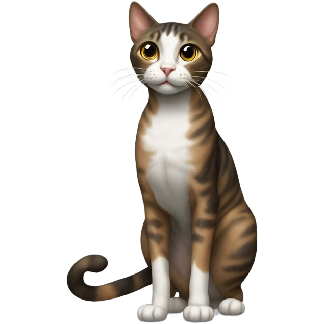 brindle cat man  emoji