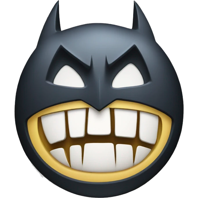 Batman logo emoji