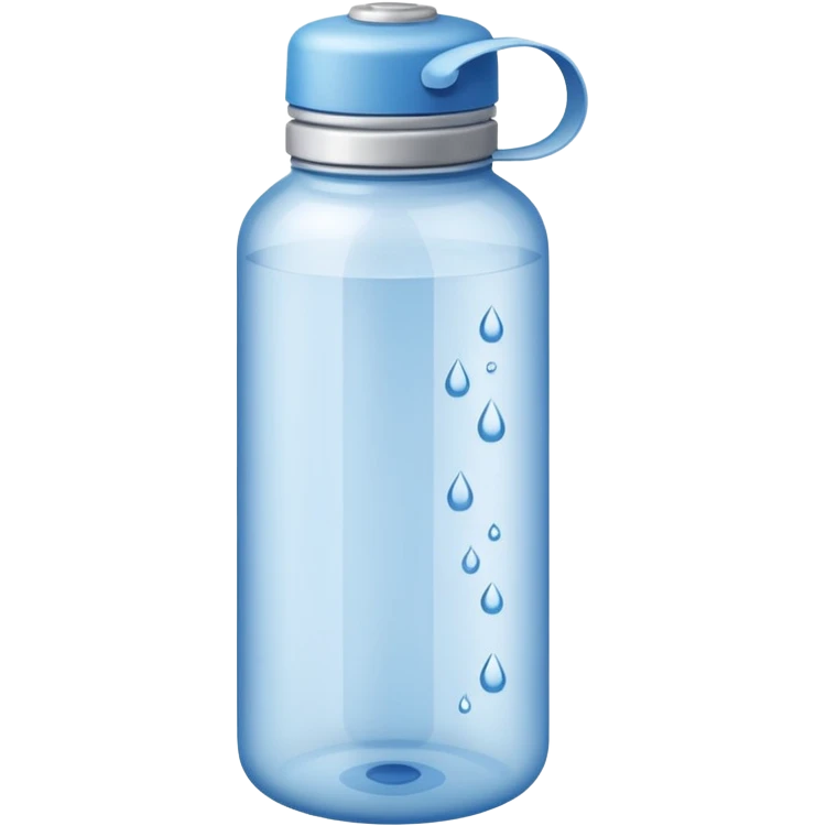 Water bottle emoji