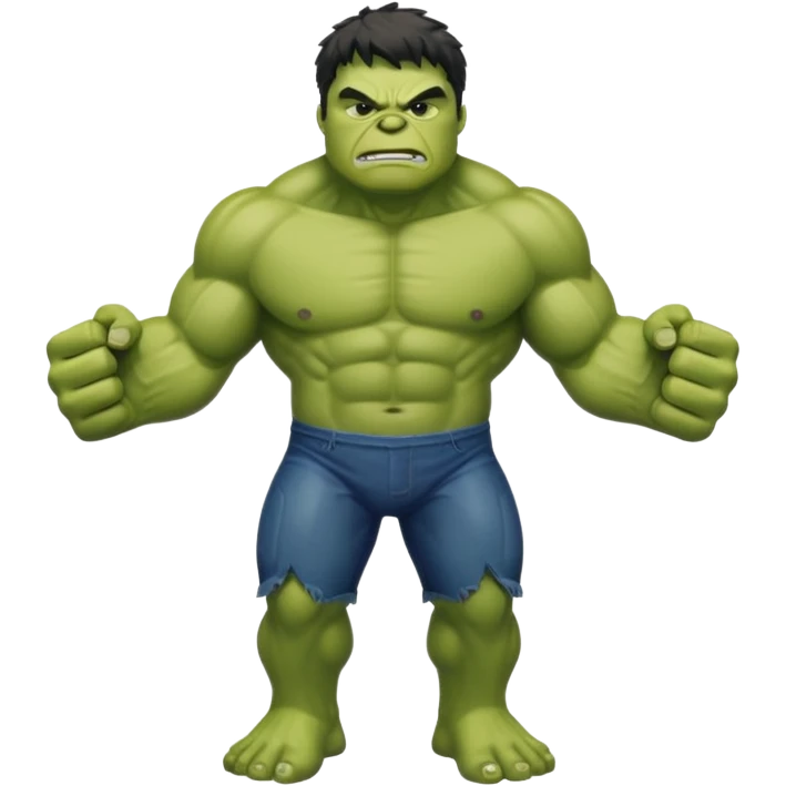 Hulk full body emoji