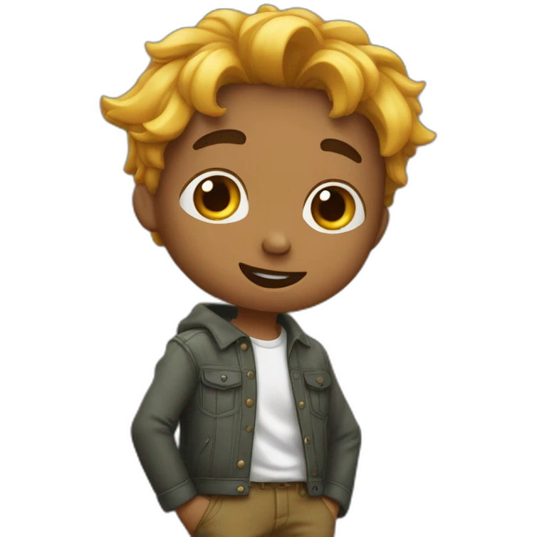 Garçon rou dab emoji