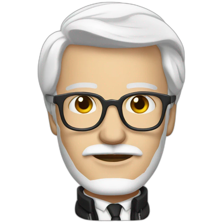 Karl Lagarfeld emoji