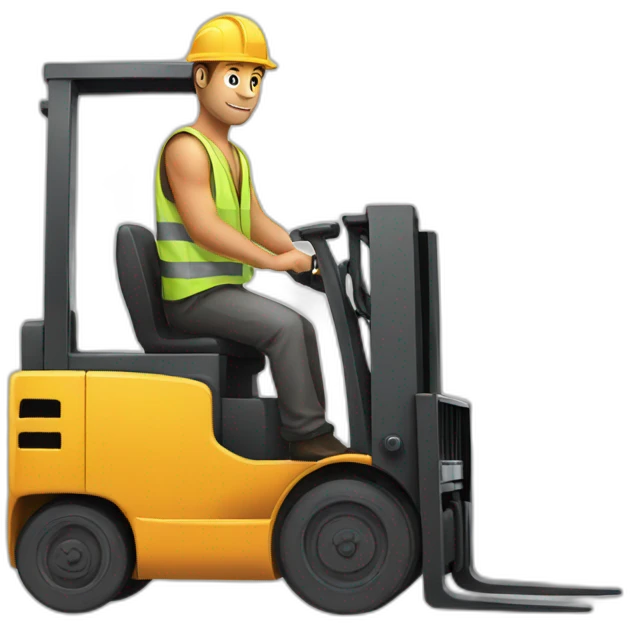 man-forklift emoji