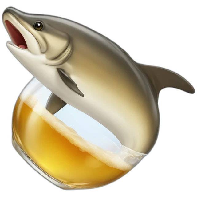 Dauphin bière  emoji