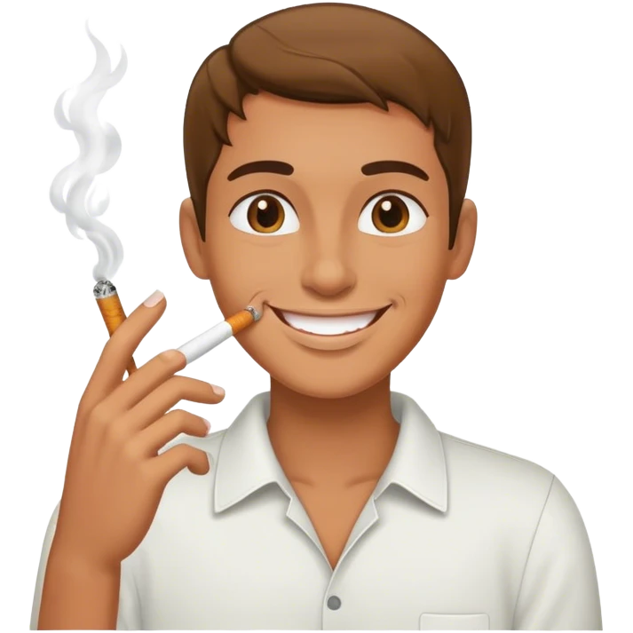 Cigarette smille  emoji