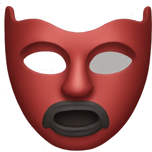 red mask emoji