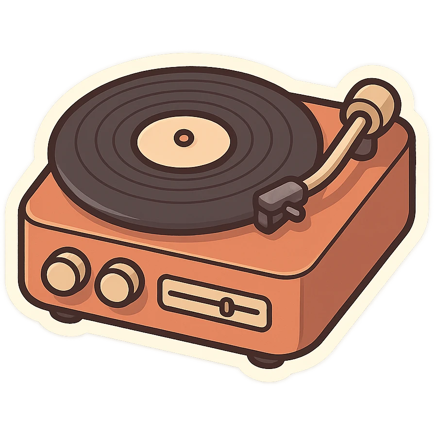 record player emoji
