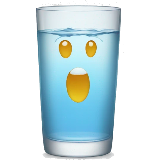 WATER glass emoji