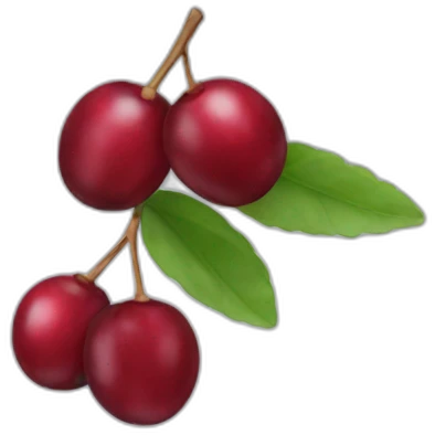 Cranberry emoji