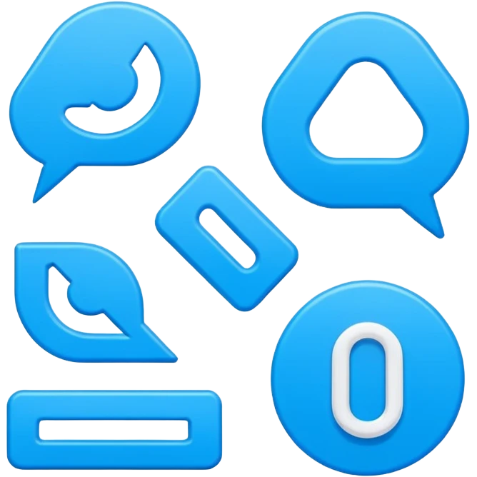 Graphic design, Ingosstrakh brand style, modern, neon blue and white colors, 80s style elements like callouts and bold fonts, minimalist, corporate, white background, high quality, 4k emoji