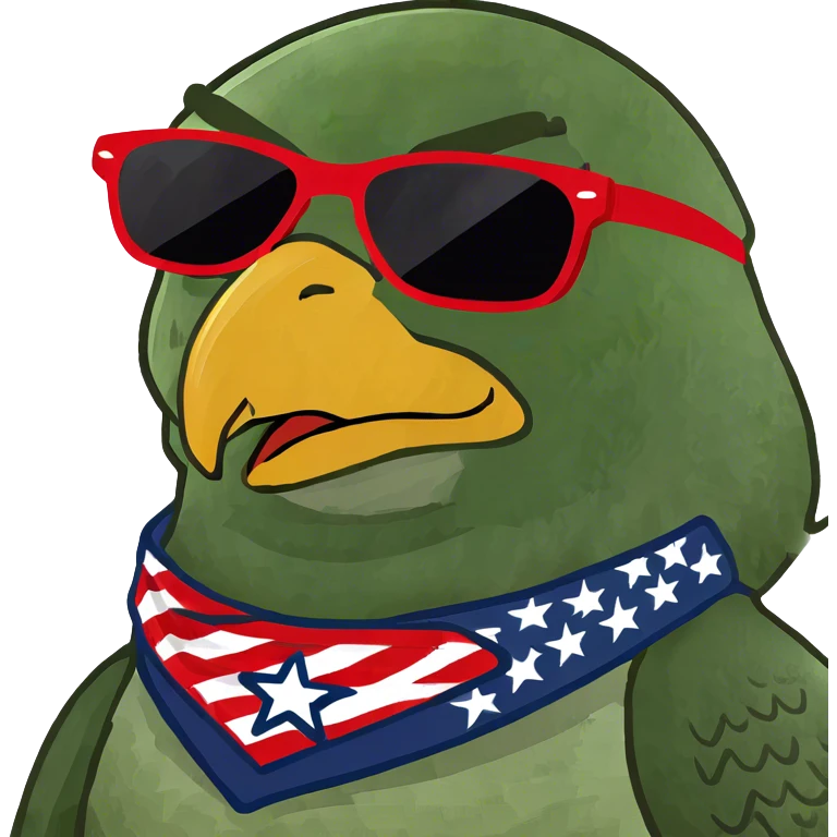American eagle being the most patriotic guy ever  emoji