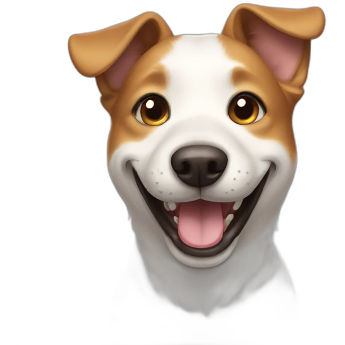 smiling dog emoji