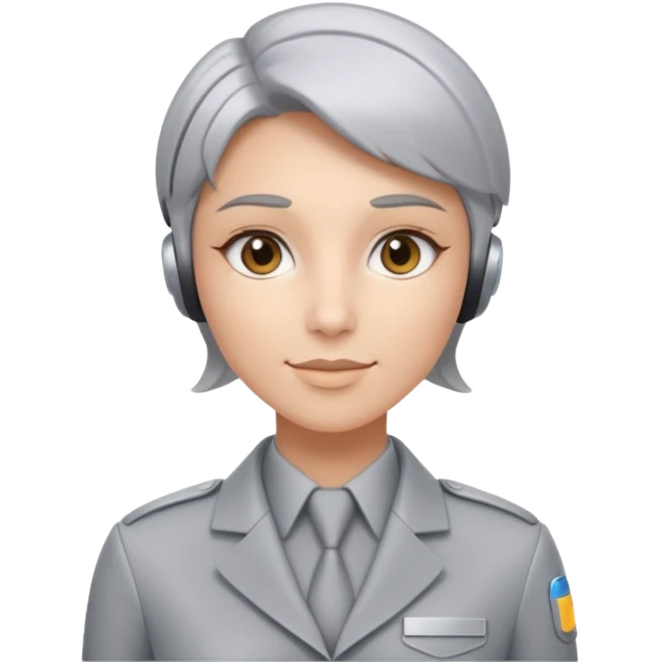 Futuristic Customer Service Agent  emoji