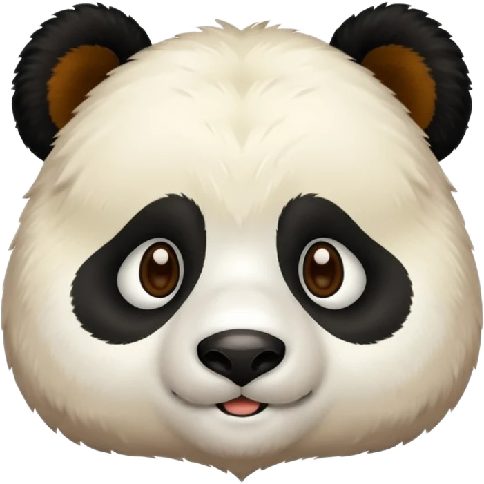 panda that is fully amber-coloured emoji