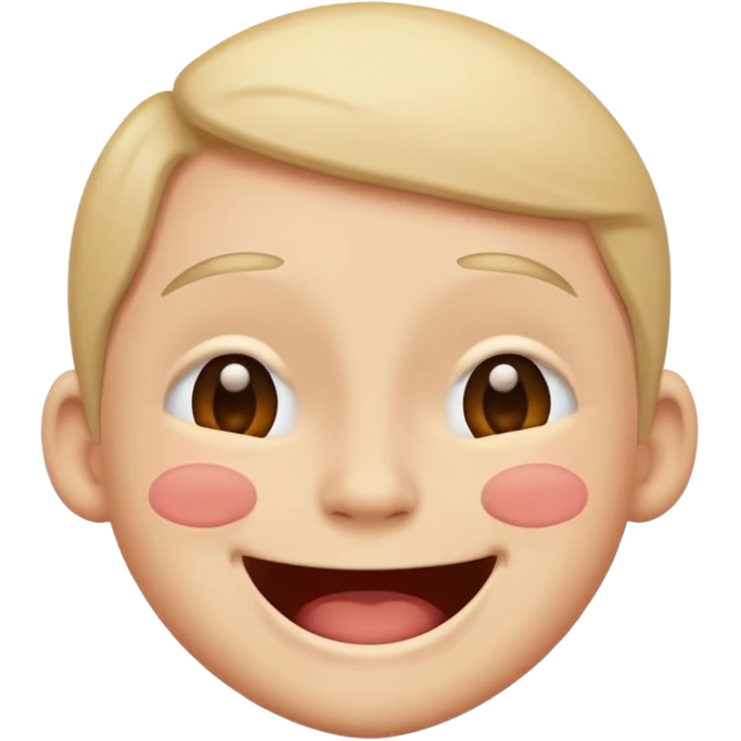 Sad laughing emoji