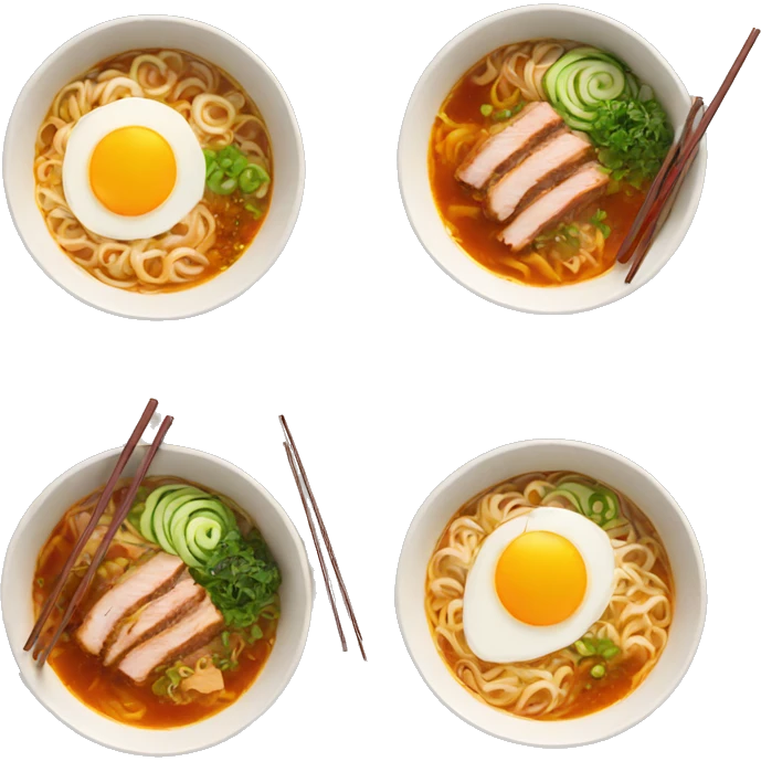 spicy miso pork ramen emoji
