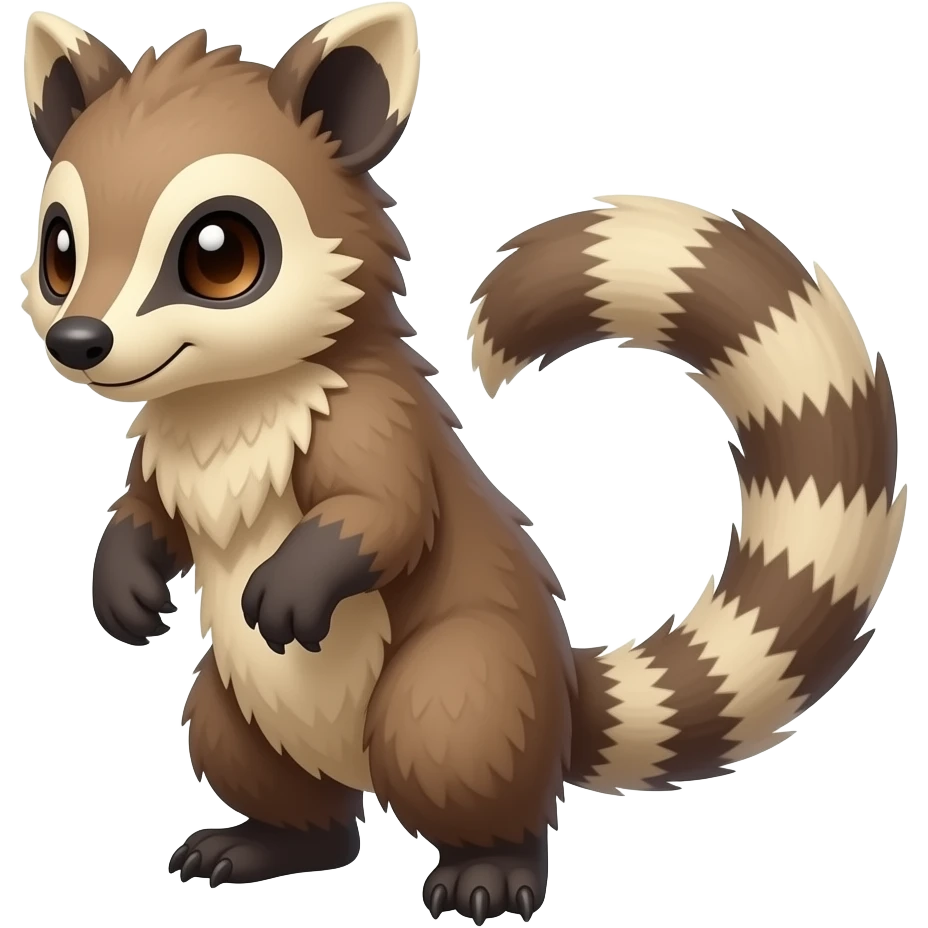 Numbat-Minccino-Munsharna-Munna-creature (full body) emoji