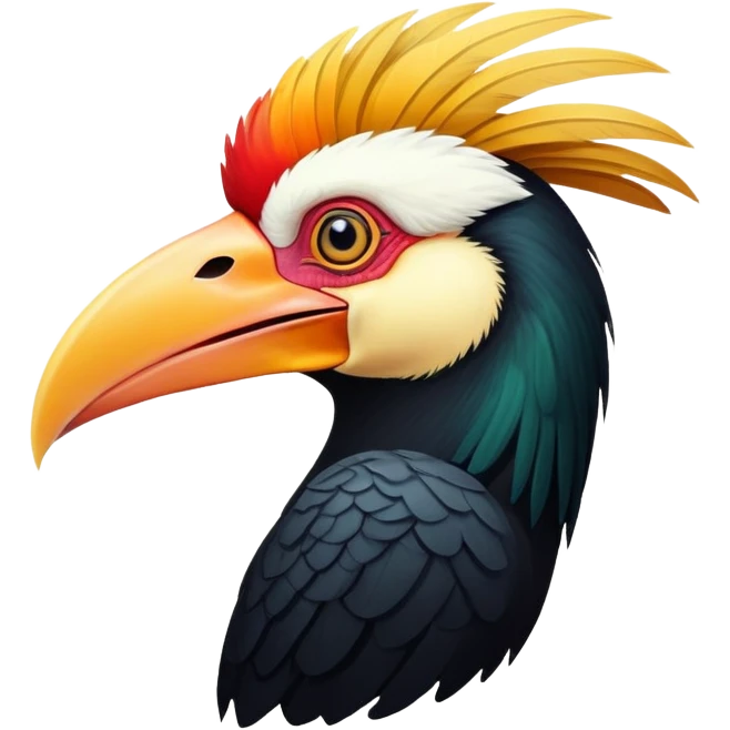 Wreathed Hornbill emoji