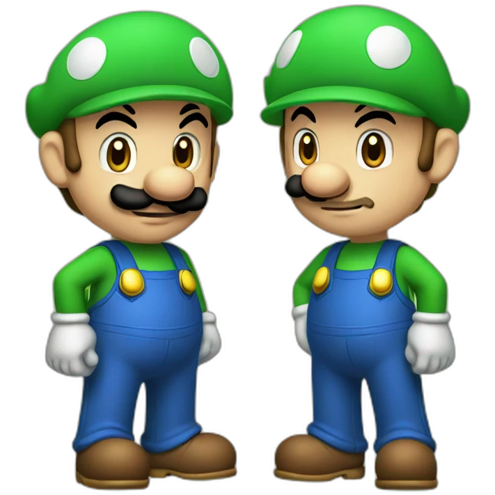 Mario and Luigi  emoji