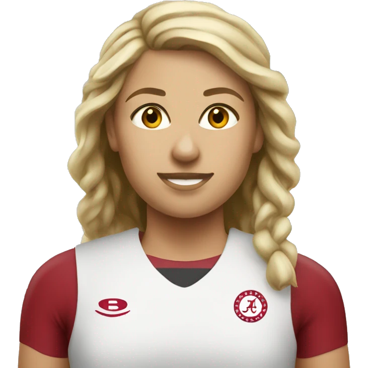 female alabama rower emoji