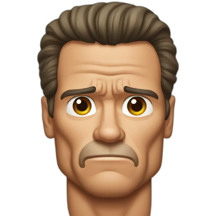 Disappointed Arnold schwarzenegger emoji