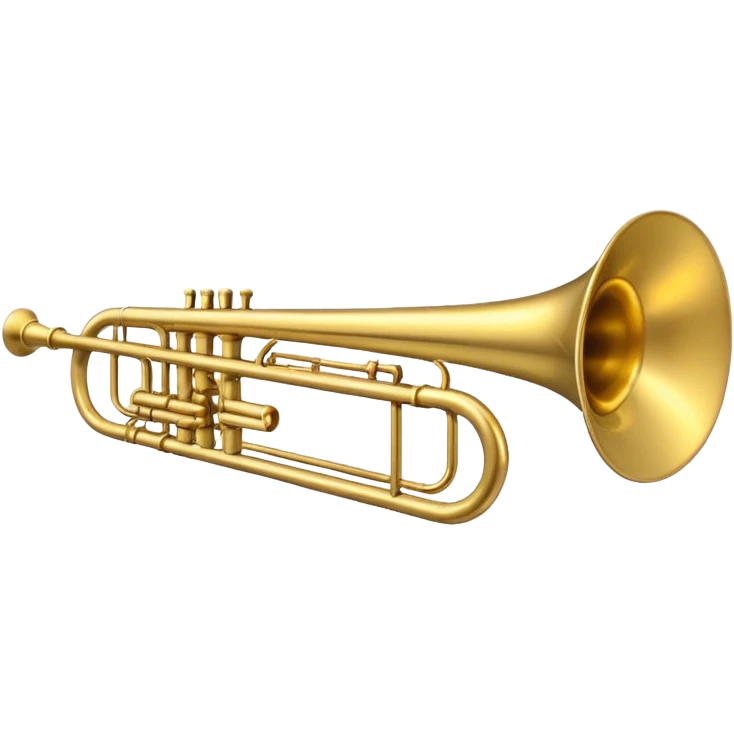 trombone, simple and clear emoji
