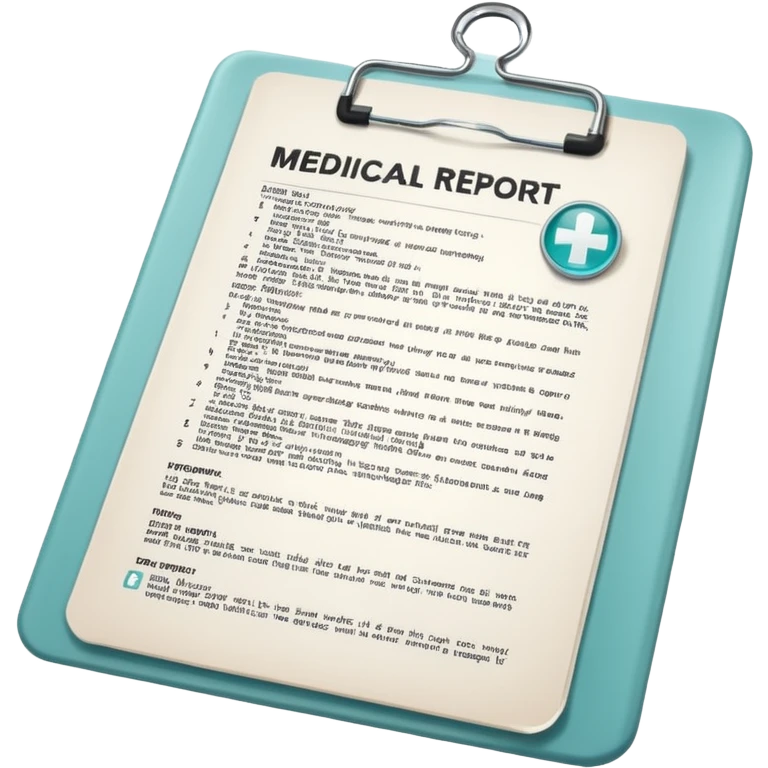 Medical report emoji
