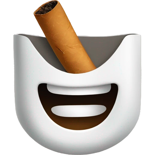 tobacco in the gums emoij emoji