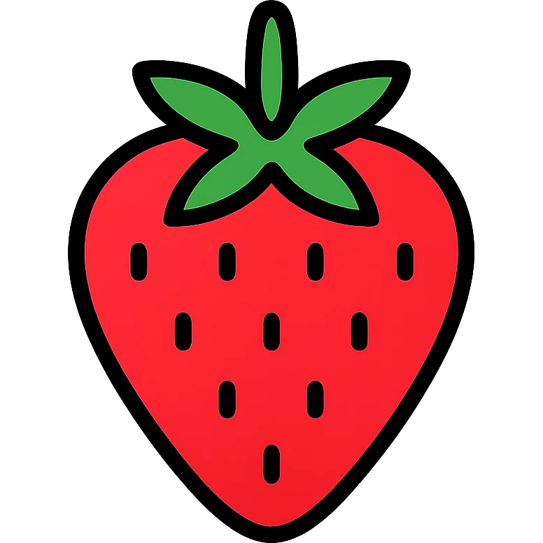strawberry emoji