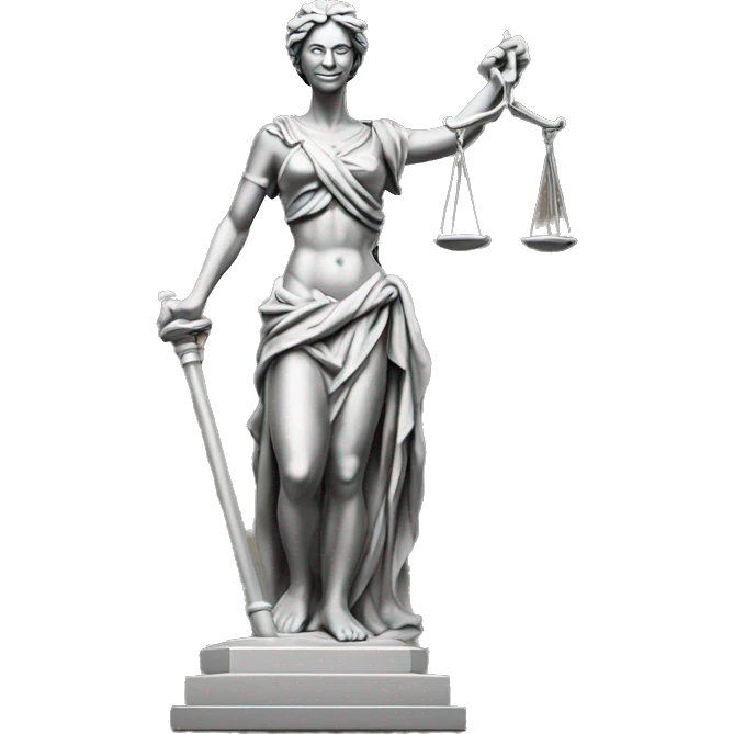 Justitia statue  emoji