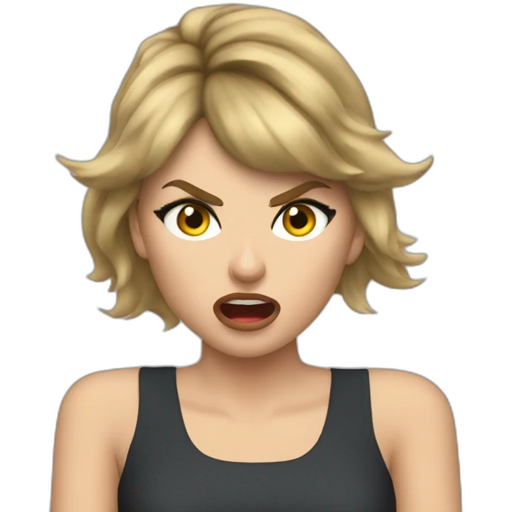 angry taylor swift emoji