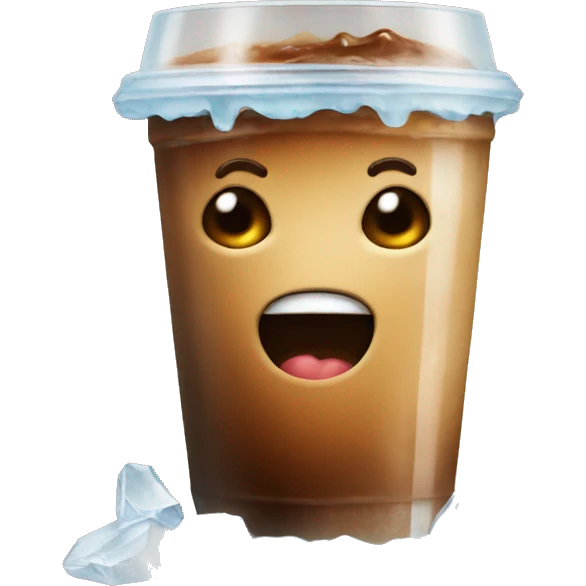 Iced coffe emoji