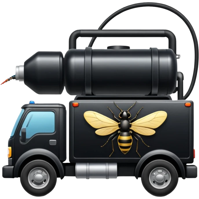 insecticider truck black emoji