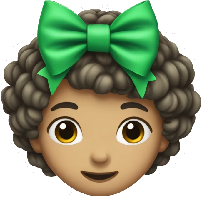 green bow emoji