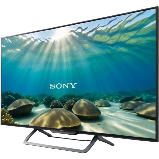 старый черный телевизор Sony с ярко зеленым пиксельным экраном  emoji