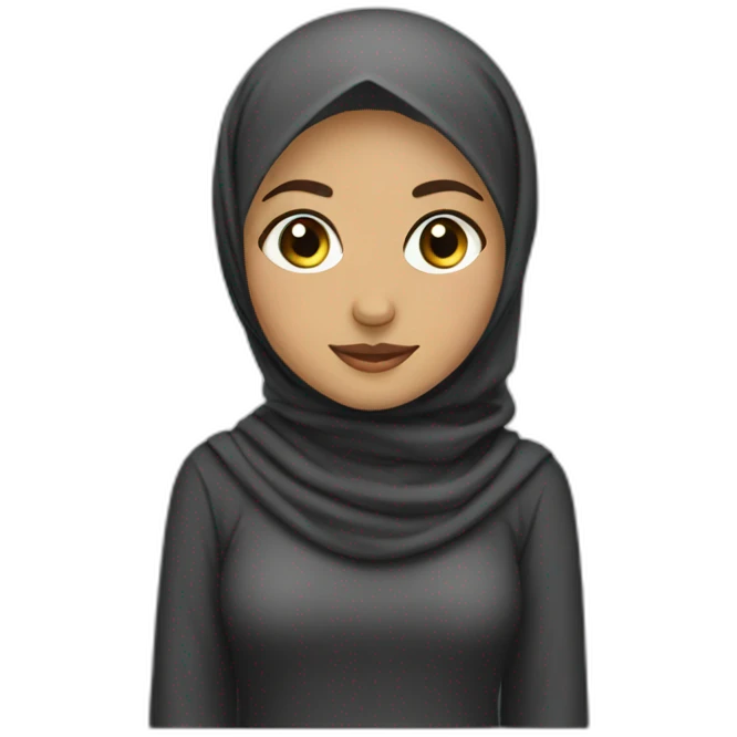 Hijab girl emoji
