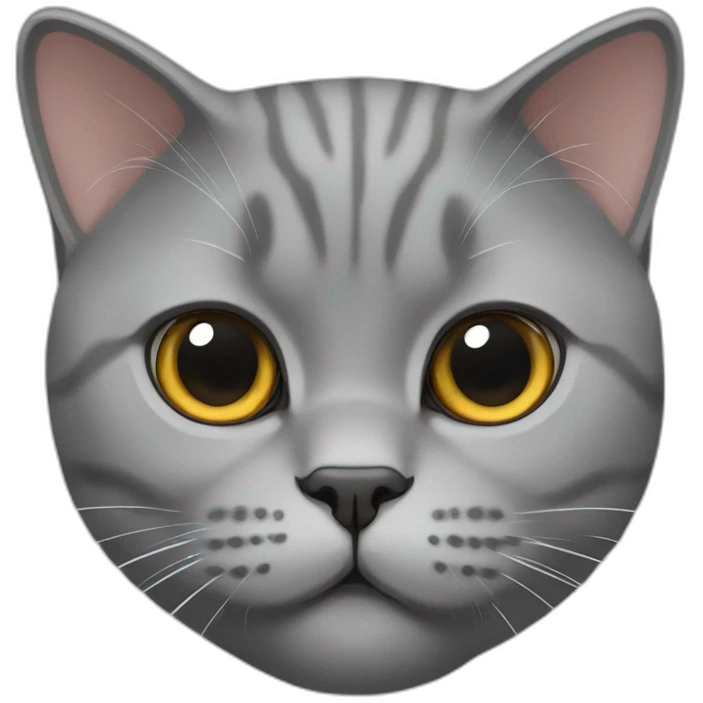 british shorthair cat emoji