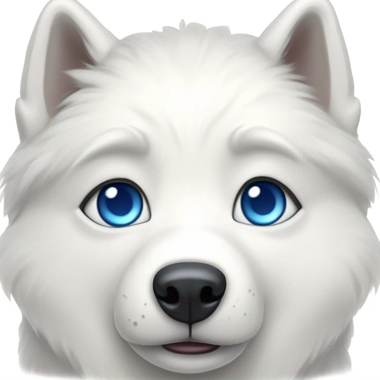 White husky emoji