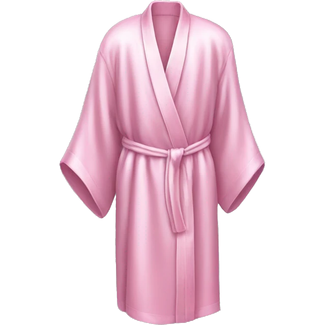 light pink silk robe emoji