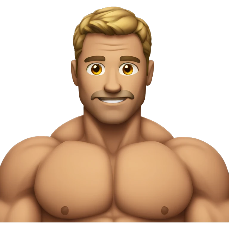 Muscular man emoji
