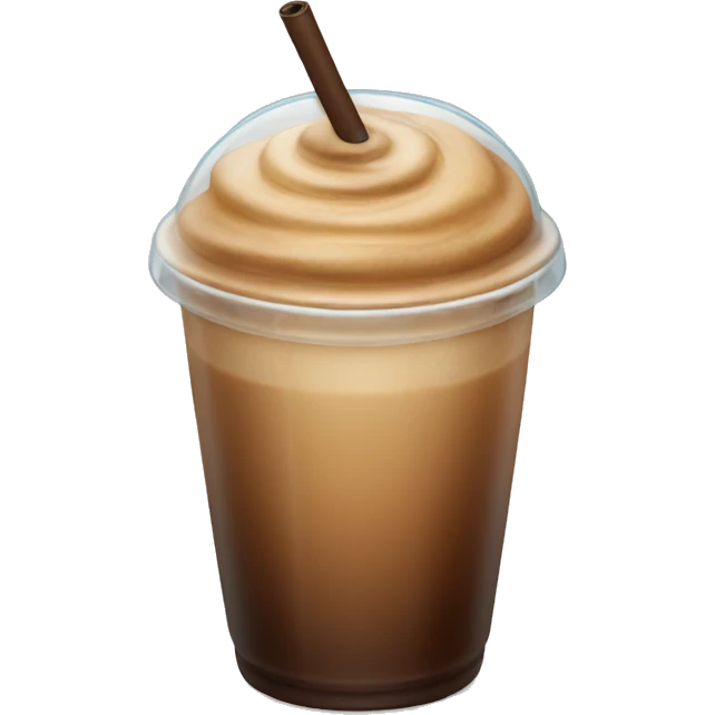 Iced coffee  emoji