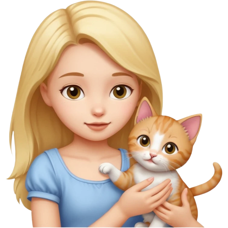 Playing in kitty emoji