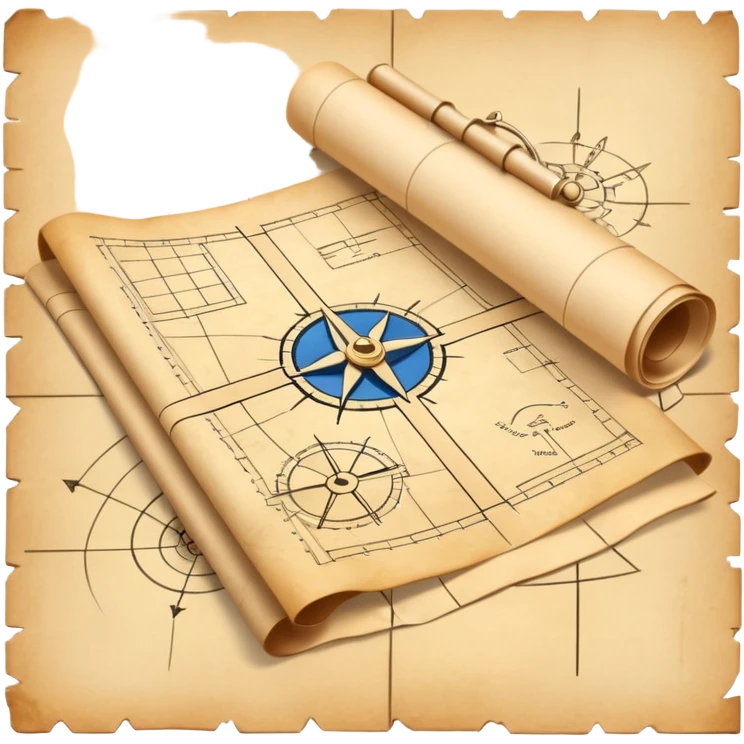 blueprints map opened emoji