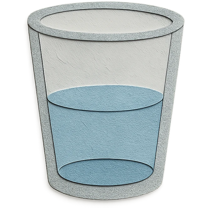 empty glass of water emoji