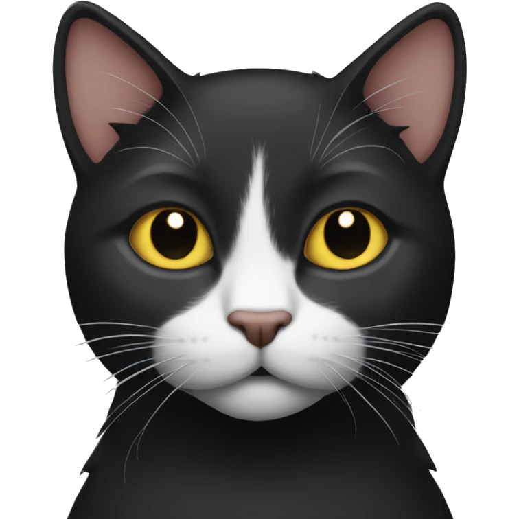 Schwarze Katze  emoji