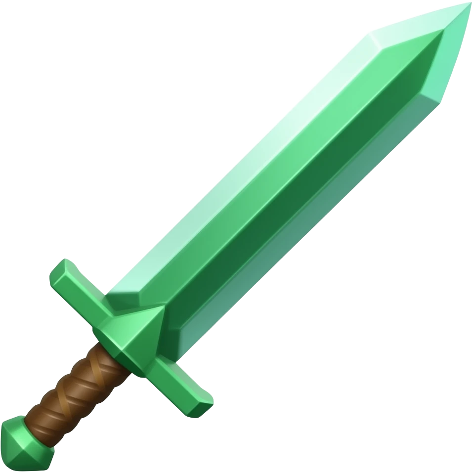 Das grüne Mod schwert von Twitch emoji