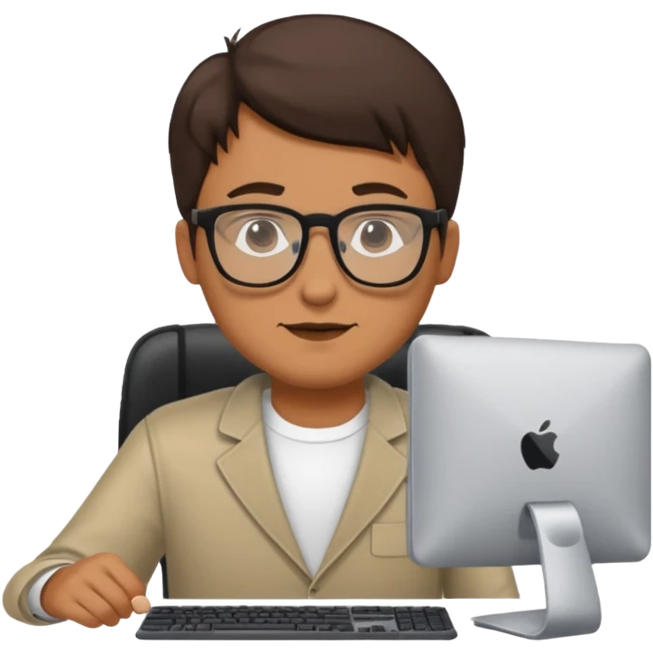 A MAN WITH A PC  emoji